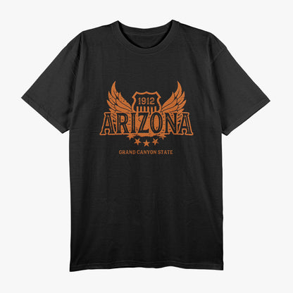 Arizona AZ Vintage Motorcycle Winged Biker T-Shirt