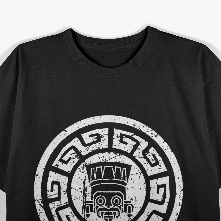 Aztec King Tlaloc Mexican Civilization's Rain God T-Shirt