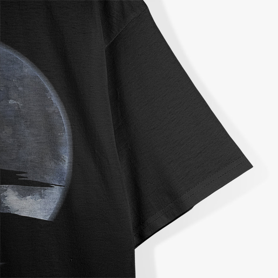 Cockatiel Silhouette - Cockatiel Parrot Bird Moon T-Shirt