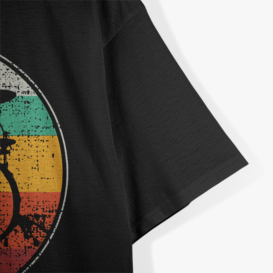 Drums Drummer Band Drumset Retro Vintage T-Shirt