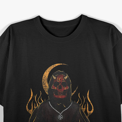 Grim Reaper Gothic Angel of Death and Lucifer Aesthetic T-Shirt