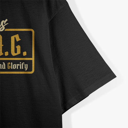 JESUS S.W.A.G Serve Worship And Glorify Christian Lover T-Shirt