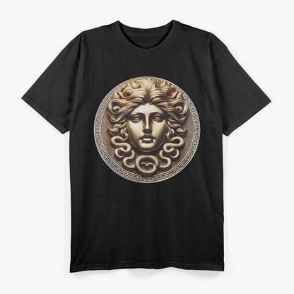 Medusa Head The Gorgon of Greek Mythology with Snake Hair T-Shirt