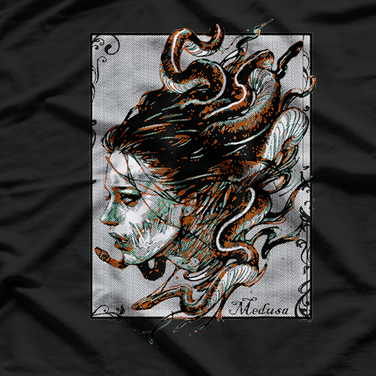 Medusa: The Gorgon of Greek Mythology - Beauty and Terror T-Shirt