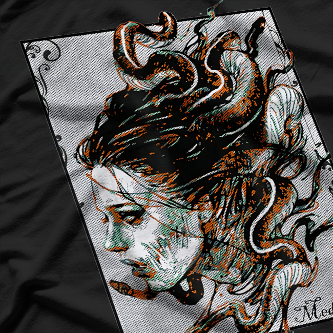 Medusa: The Gorgon of Greek Mythology - Beauty and Terror T-Shirt