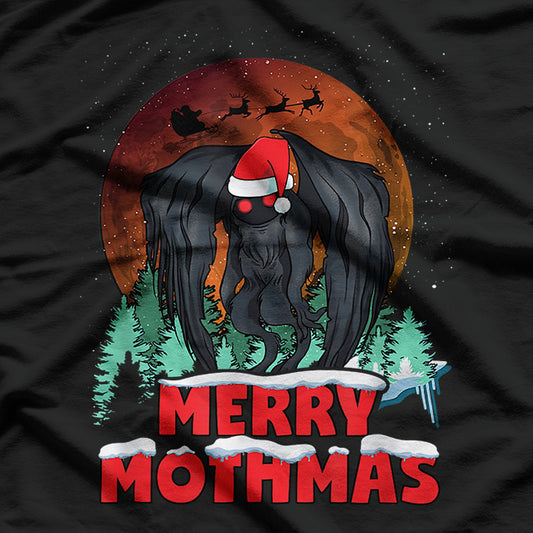 Mothman Christmas: A Cryptid Holiday Tale of Terror and Wonder T-Shirt