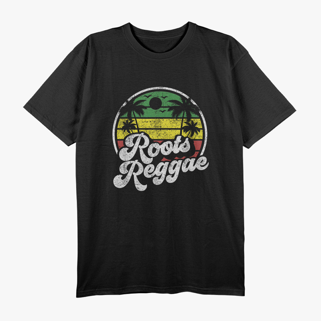 Roots Reggae Vintage Jamaica Rasta Jamaican Music Retro Gift T-Shirt