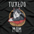 Tuxedo Cat Gifts Women Girls Tuxedo Mom Tuxedo Cat T-Shirt
