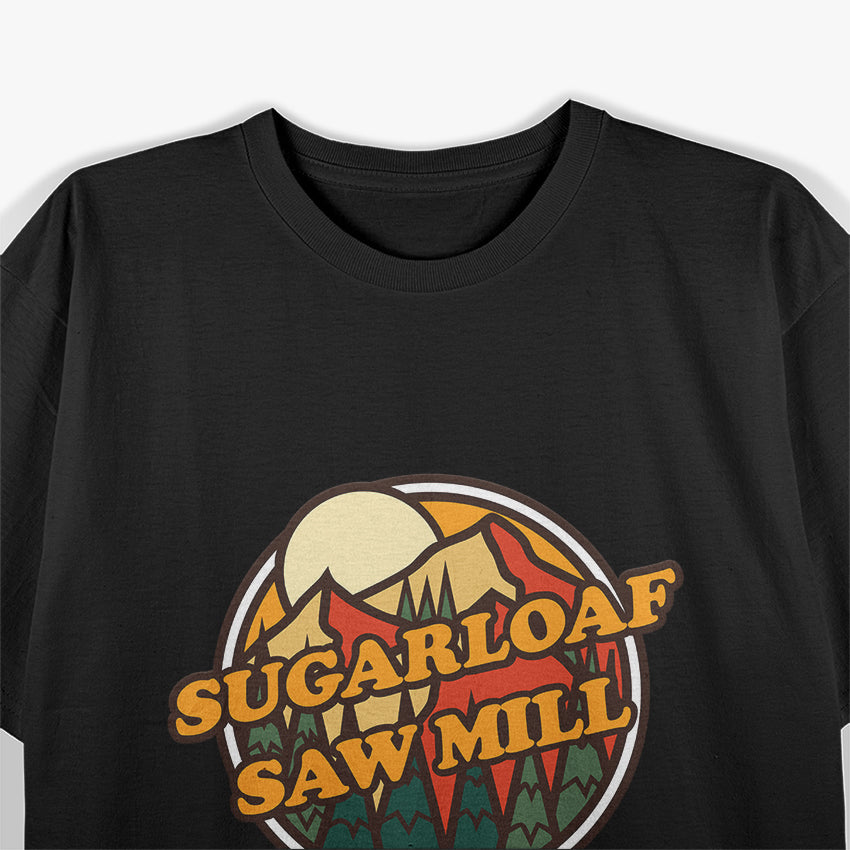 Vintage Sugarloaf Saw Mill, California Mountain Hiking T-Shirt