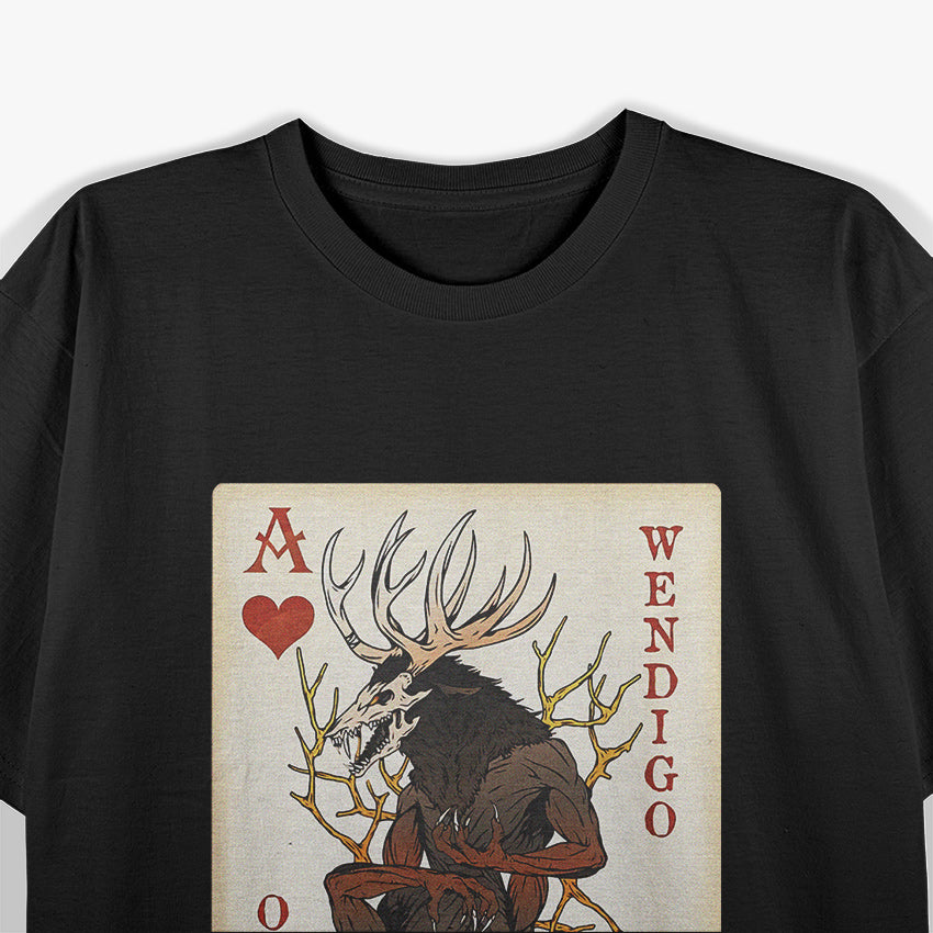Wendigo: Original Cryptid Playing in the Shadows of Folklore T-Shirt
