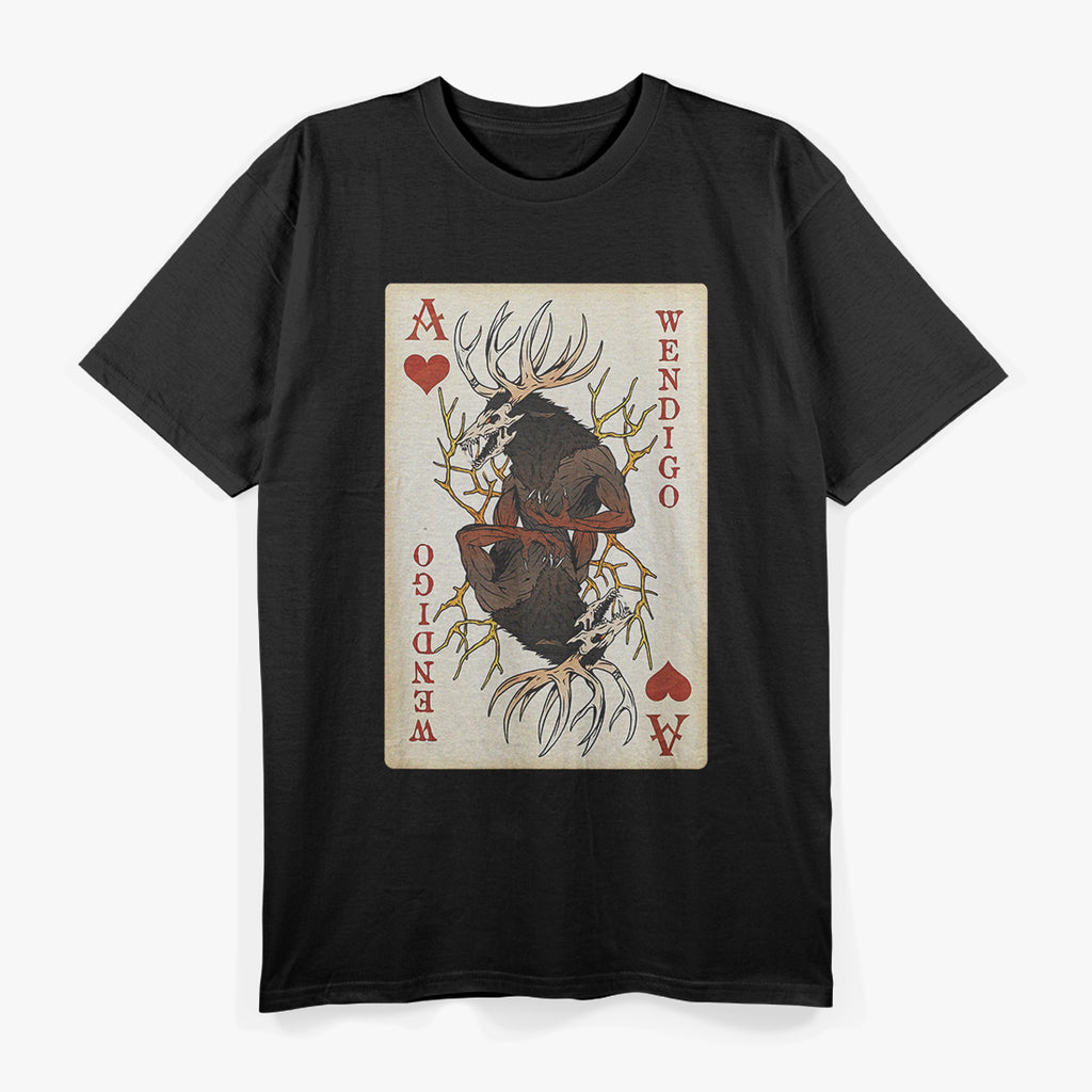 Wendigo: Original Cryptid Playing in the Shadows of Folklore T-Shirt