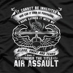 Army Air Assault – Earned Never Given Design T-Shirt