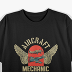Aircraft Mechanic Aviation Aeromechanics Airplane Technician T-Shirt