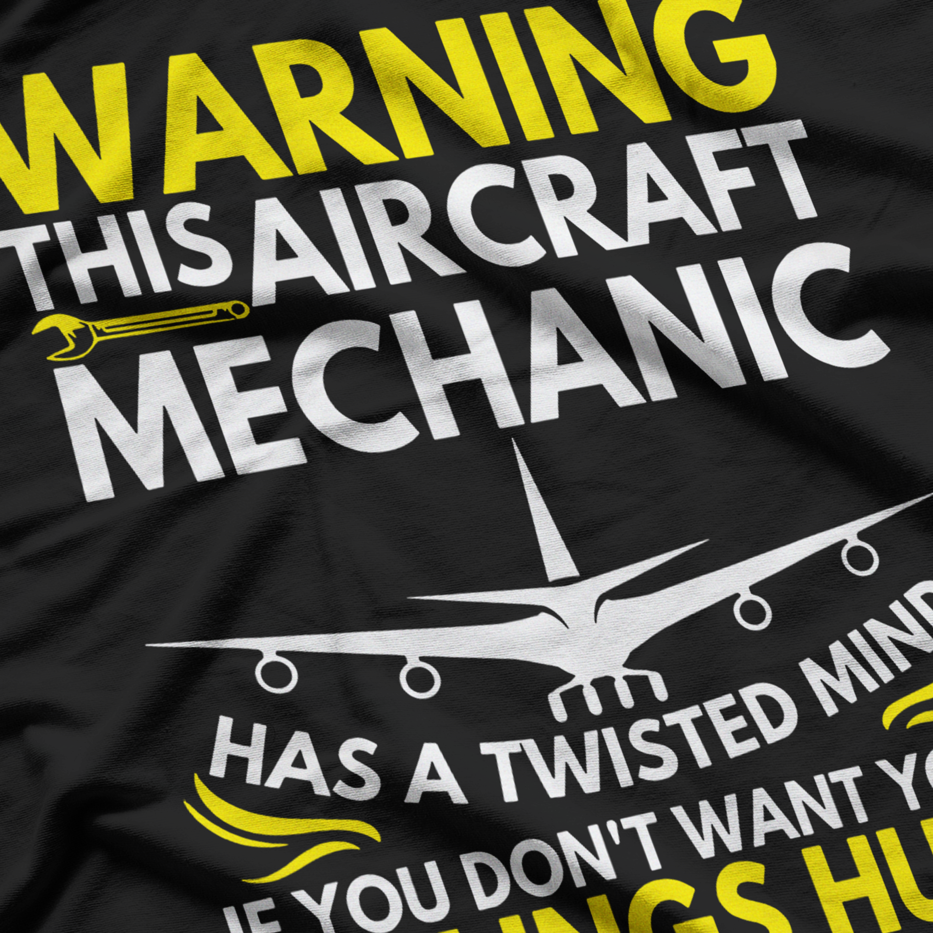 Aircraft Mechanic Detail, Pilot Mechanic T-Shirt