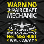Aircraft Mechanic Detail, Pilot Mechanic T-Shirt