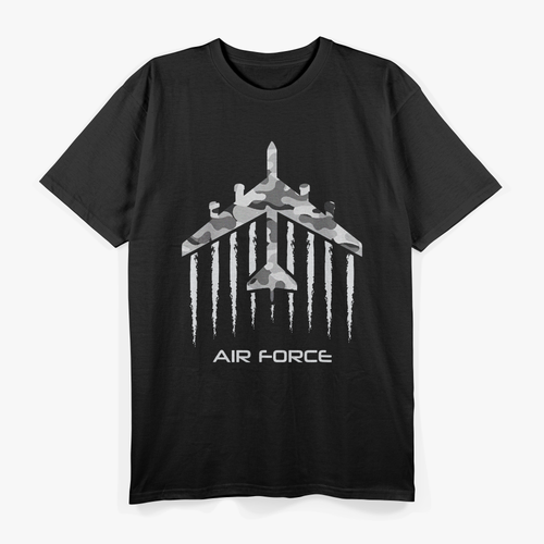 Air Force B-52 Bomber Jet Plane Veteran Army T-Shirt