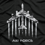 Air Force B-52 Bomber Jet Plane Veteran Army T-Shirt