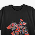 Alaska Native American Art Thunderbird Indigenous Art T-Shirt