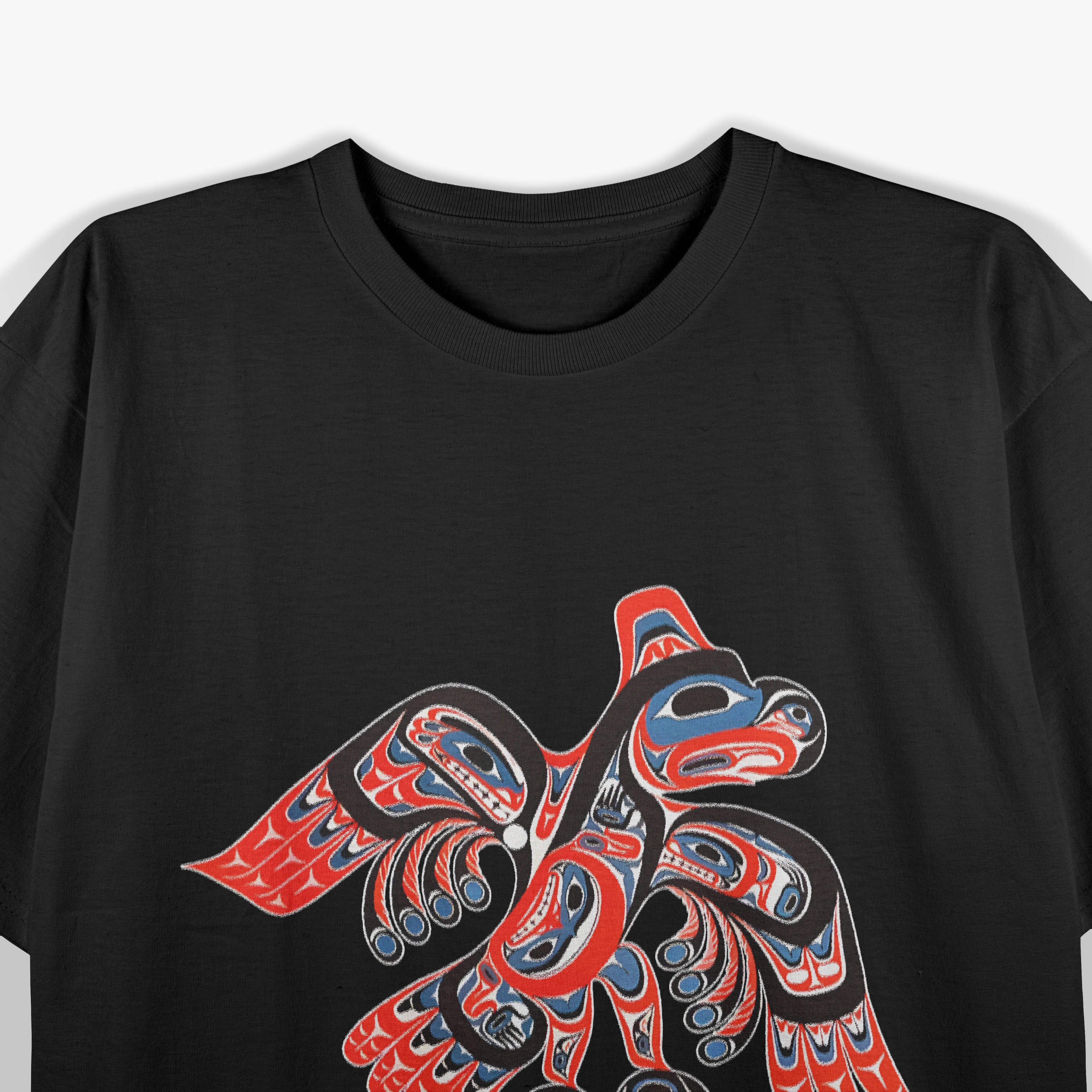 Alaska Native American Art Thunderbird Indigenous Art T-Shirt