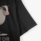 Algebra Math Calculator Funny Problem Solver Cow Moo T-Shirt