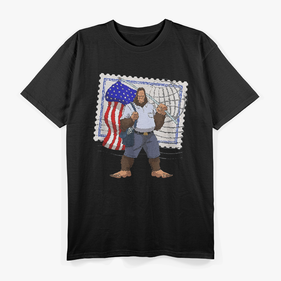 American Flag Protect Postal Service T-Shirt