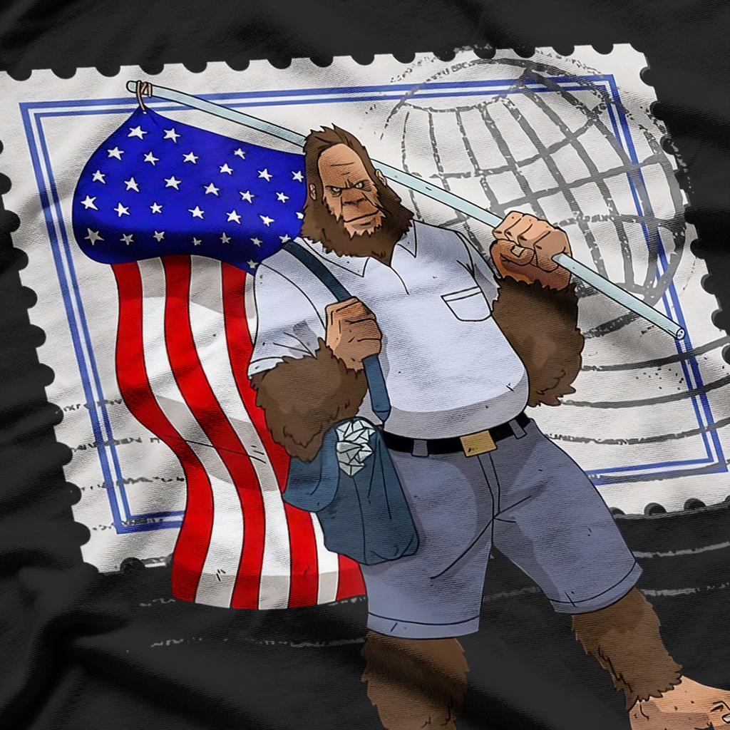 American Flag Protect Postal Service T-Shirt