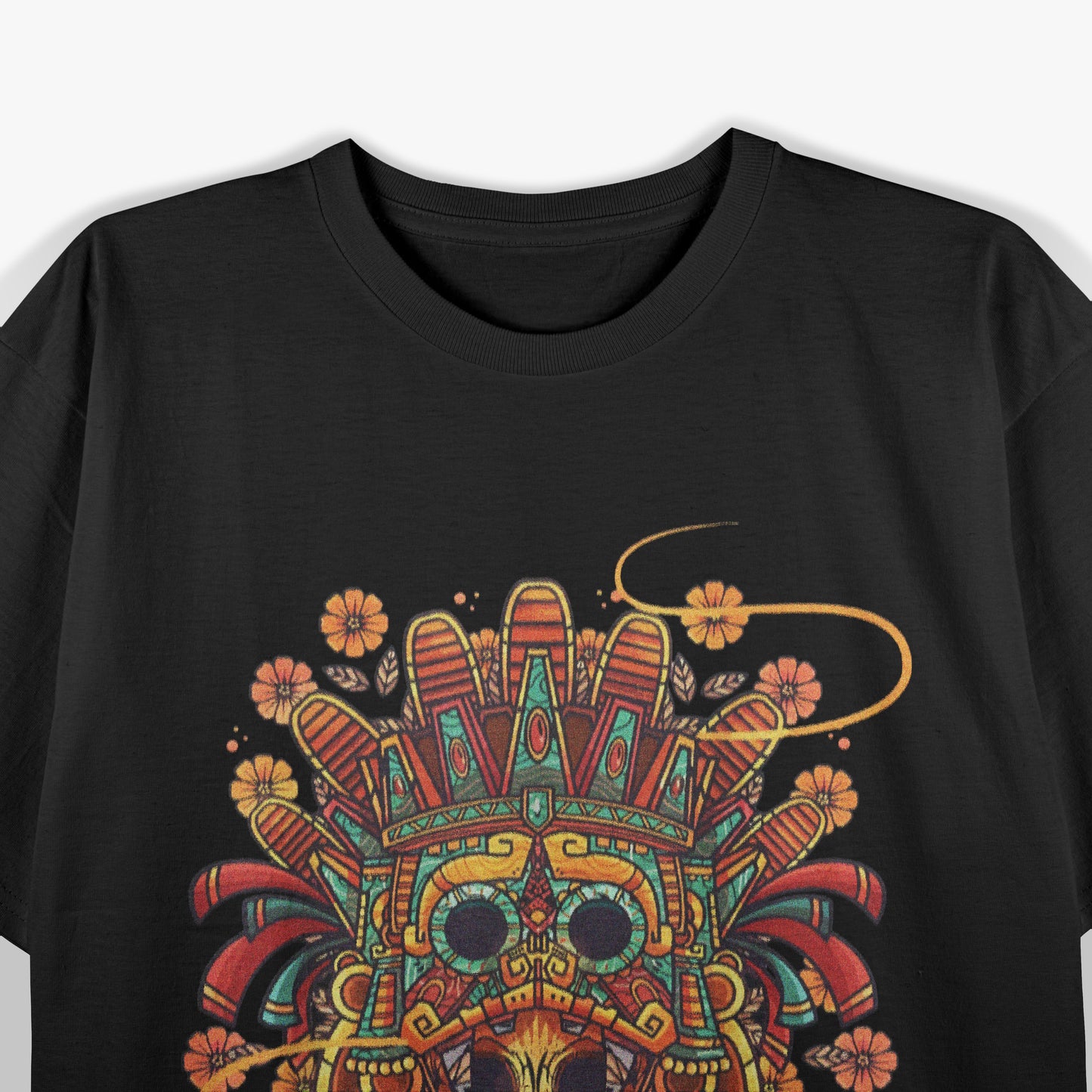 Ancient Aztec King Mexican Mayas Mayan Cultural Heritage T-Shirt