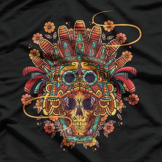 Ancient Aztec King Mexican Mayas Mayan Cultural Heritage T-Shirt