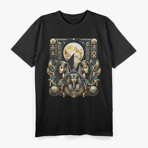 Ancient Egypt Pyramids Pharaohs Hieroglyphs Historical T-Shirt