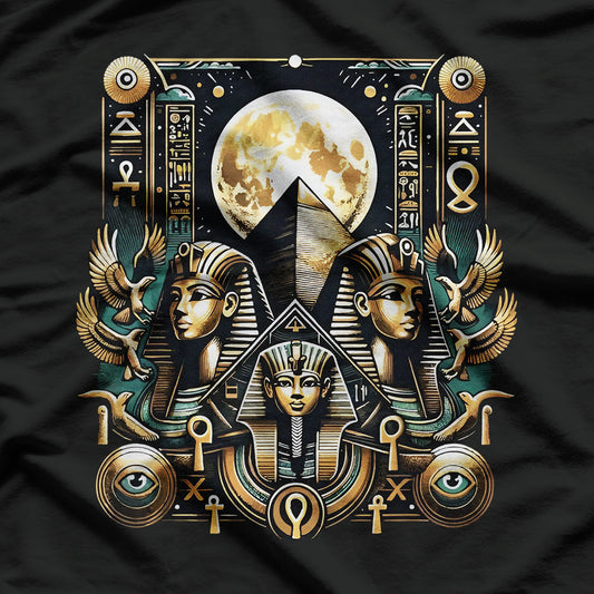 Ancient Egypt Pyramids Pharaohs Hieroglyphs Historical T-Shirt