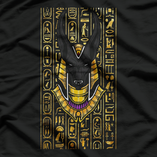 Ancient Egyptian God Anubis Protector of Souls T-Shirt