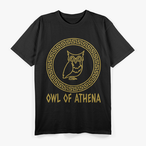 Ancient Greek Goddess Of Owl Wisdom and Protector T-Shirt