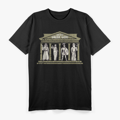 Ancient Greek Gods And Goddesses Legendary Deities of Myth and Power T-Shirt