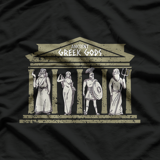 Ancient Greek Gods And Goddesses Legendary Deities of Myth and Power T-Shirt