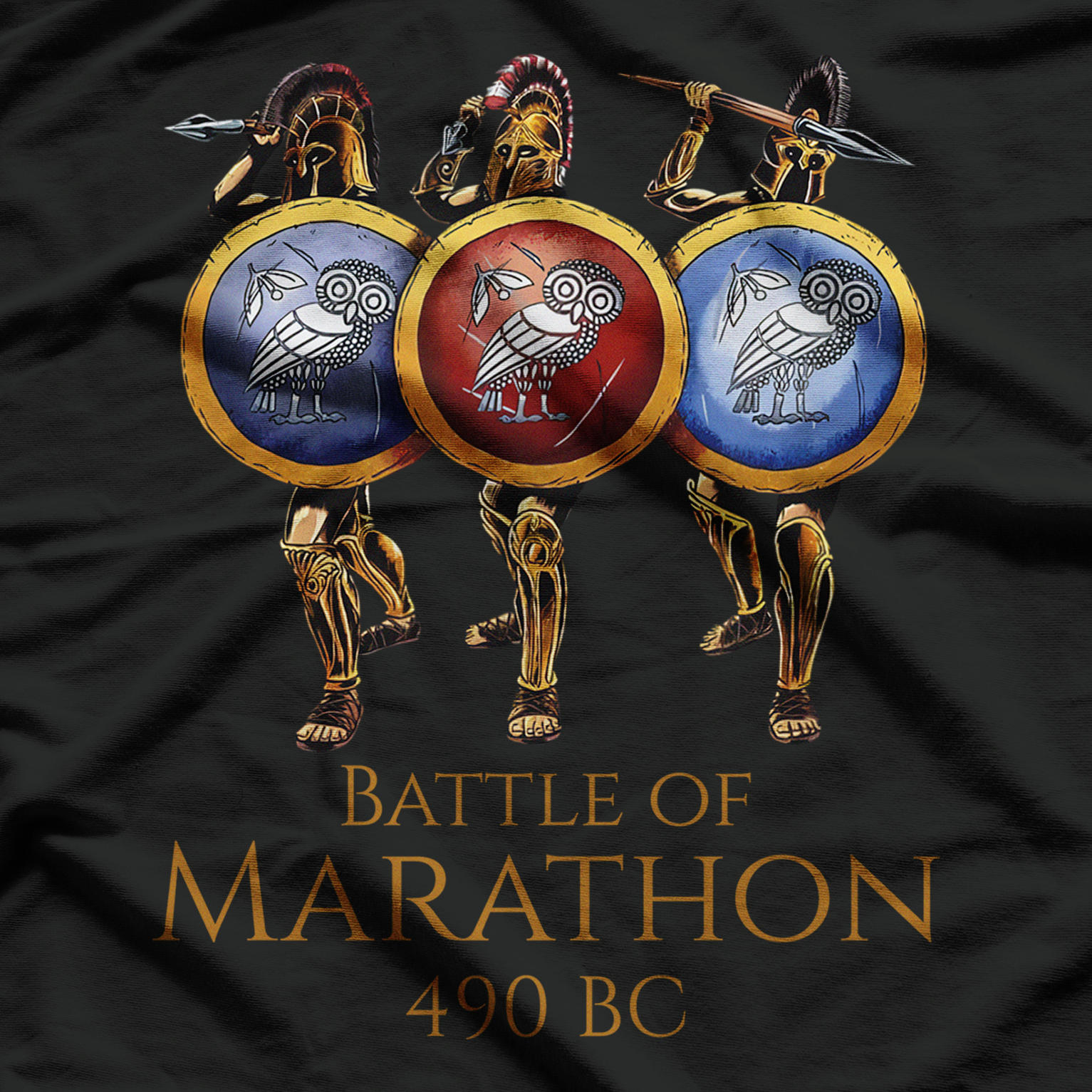 Ancient Greek Historys - Battle Of Marathon - Athenian T-Shirt