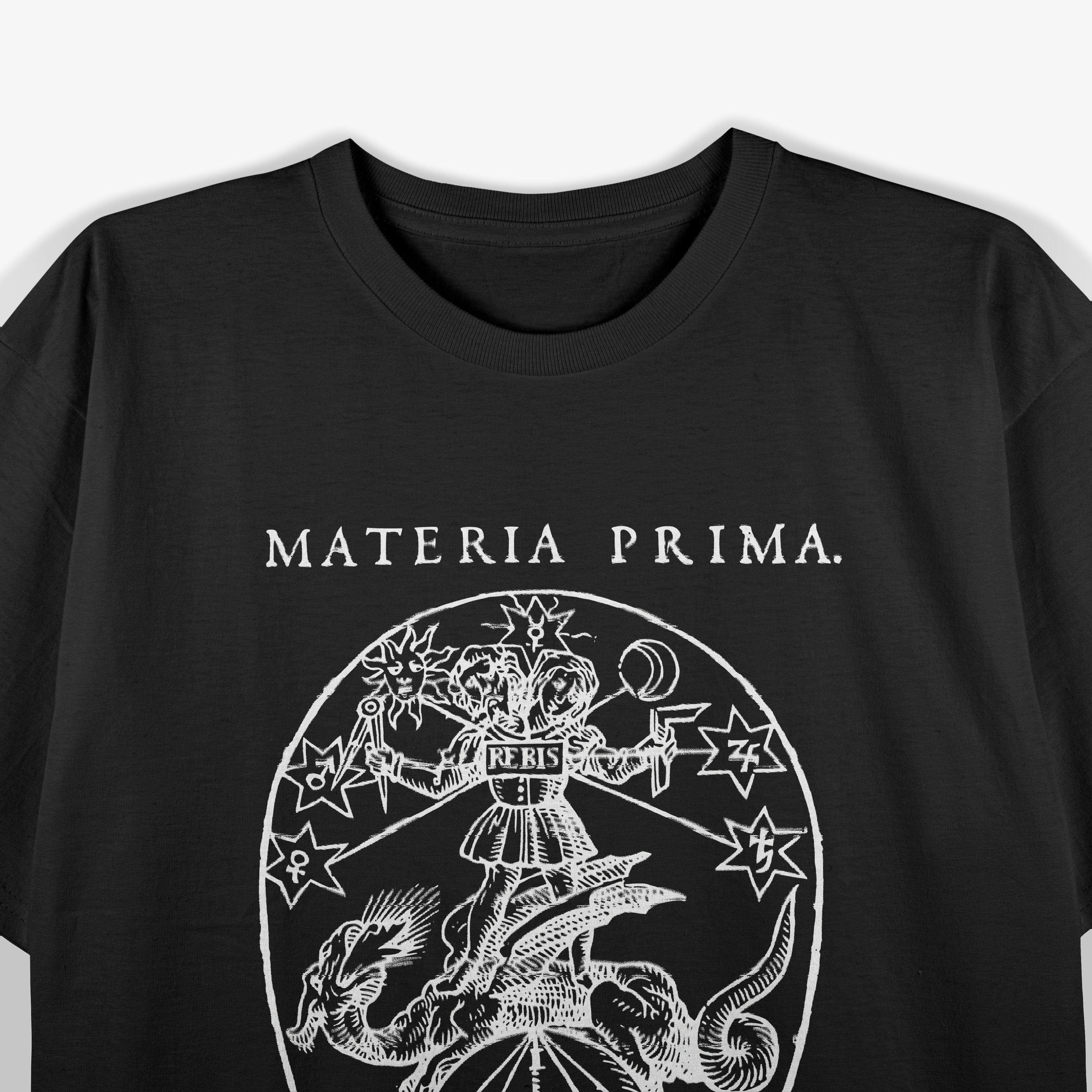 Ancient Mystical Materia Prima Alchemy Historical Art T-Shirt