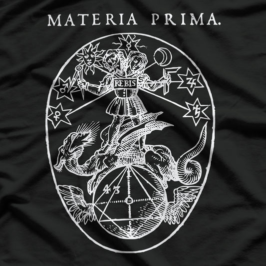 Ancient Mystical Materia Prima Alchemy Historical Art T-Shirt