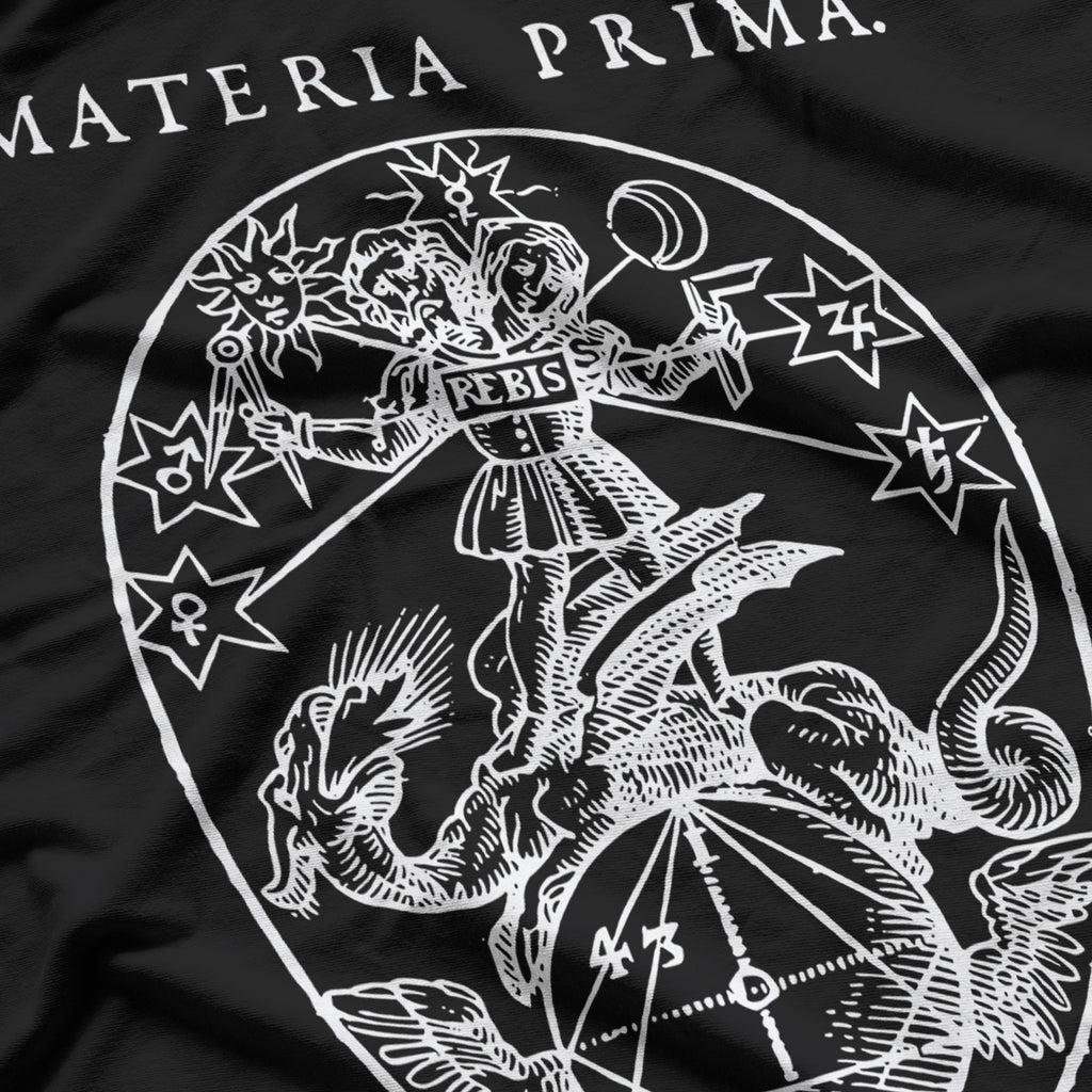 Ancient Mystical Materia Prima Alchemy Historical Art T-Shirt