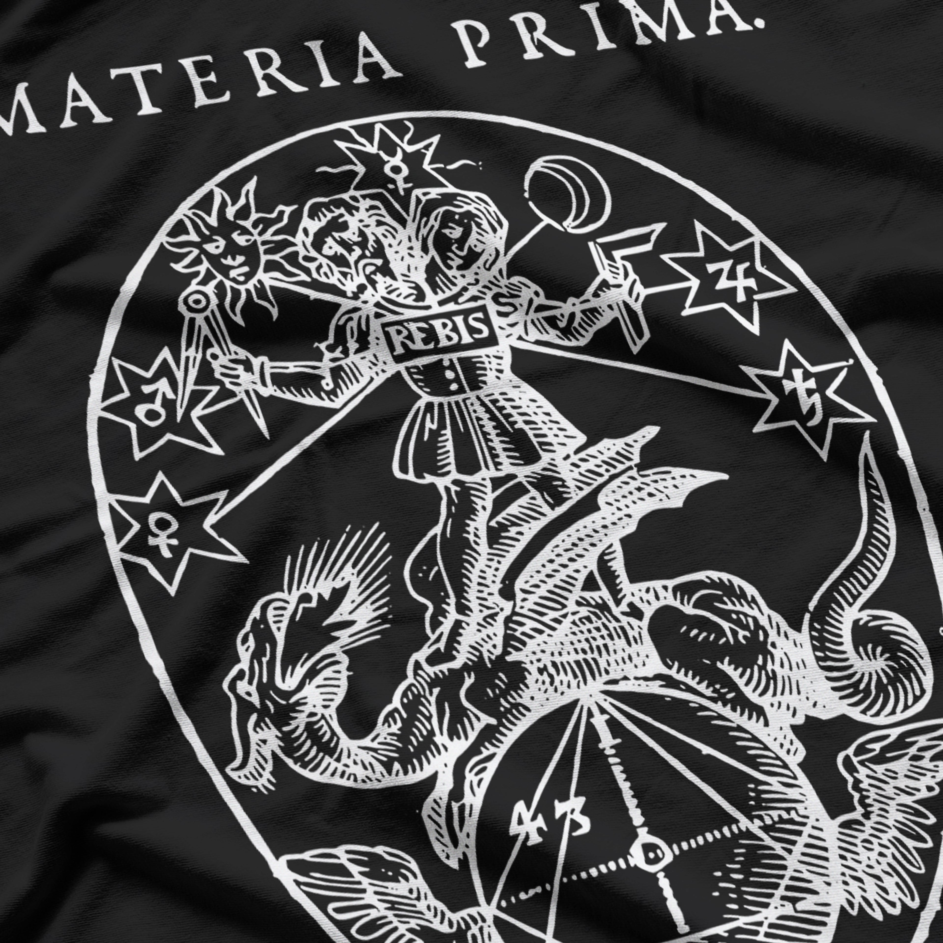 Ancient Mystical Materia Prima Alchemy Historical Art T-Shirt