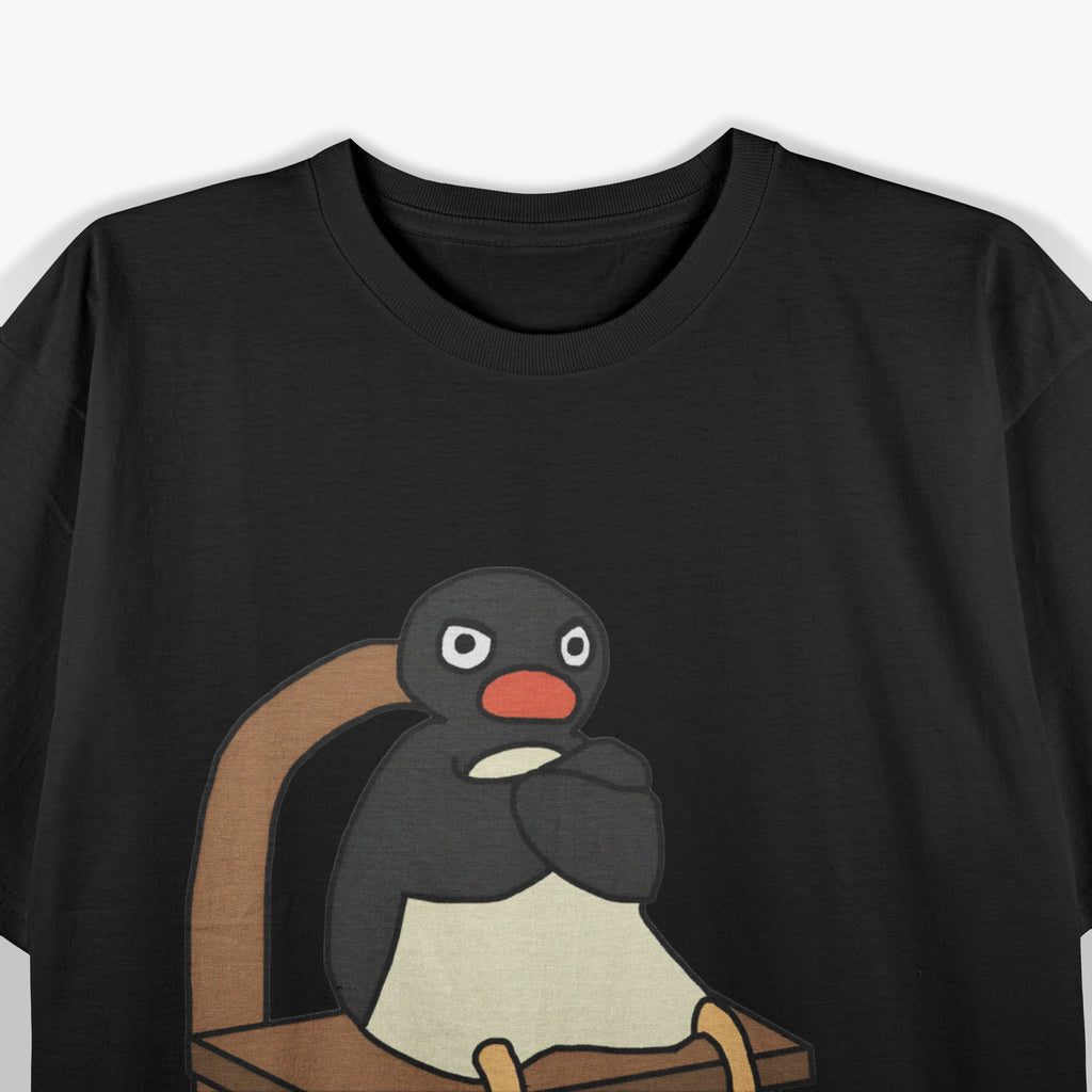 Sulking Sitting Penguin Meme / Pingu T-Shirt