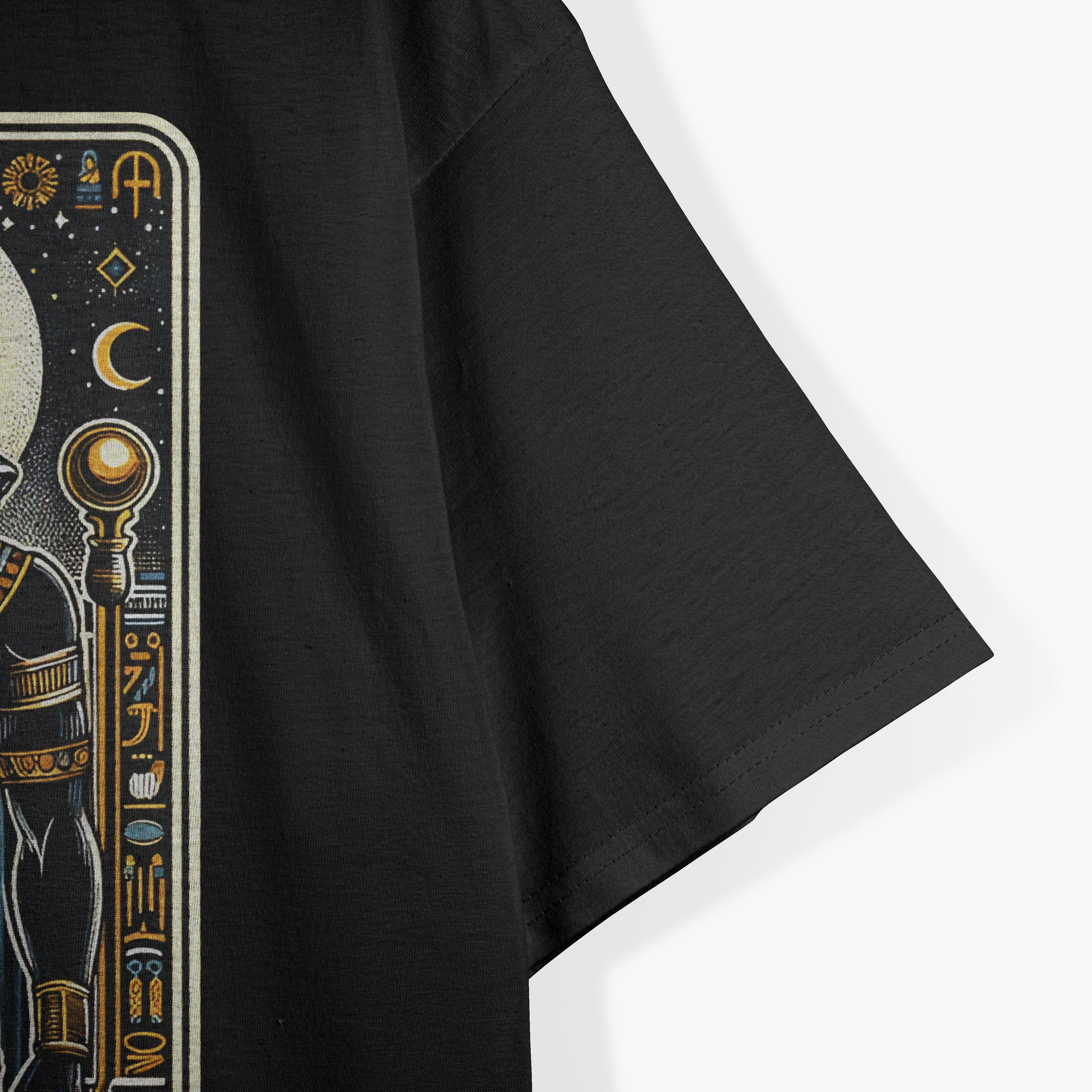 Anubis Egyptian God Ancient Deity Pharaoh Hieroglyphs T-Shirt