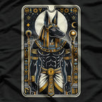 Anubis Egyptian God Ancient Deity Pharaoh Hieroglyphs T-Shirt