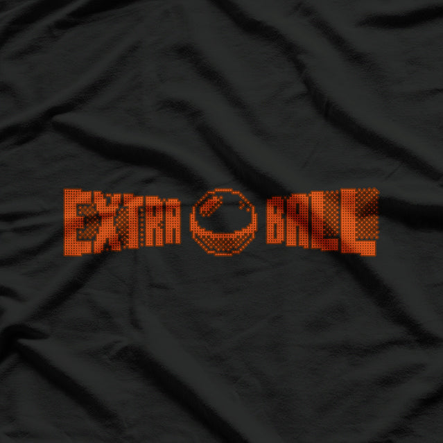 Extra Ball Vintage Pinball Retro Arcade Fun Design T-Shirt