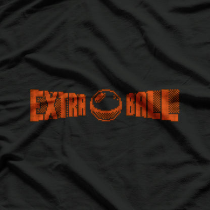 Extra Ball Vintage Pinball Retro Arcade Fun Design T-Shirt