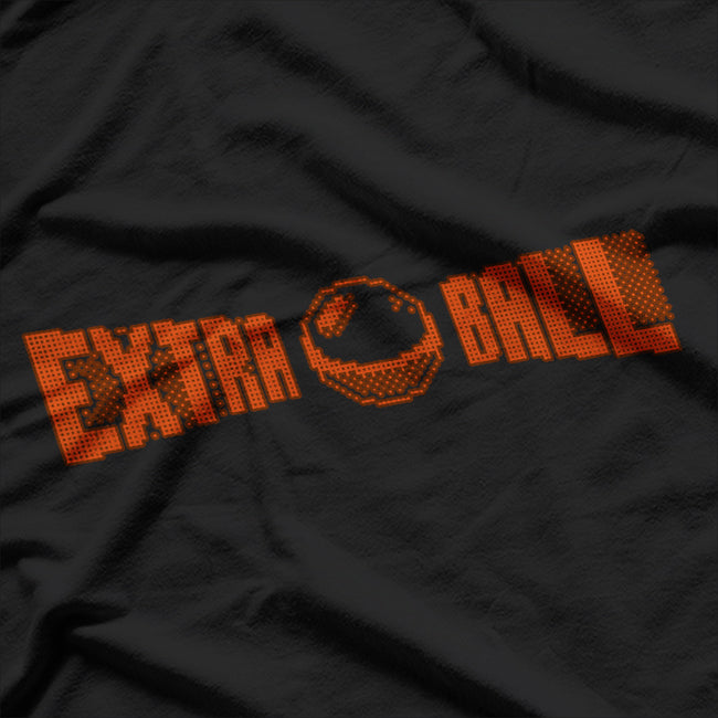 Extra Ball Vintage Pinball Retro Arcade Fun Design T-Shirt