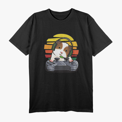 Gaming Guinea Pig with Headphones Funny Gamer T-Shirt