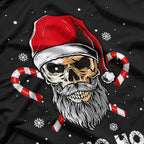 Santa Pirate - Funny Christmas Skull Beard T-Shirt