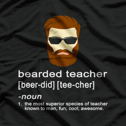 Beard Teacher - Funny Facial Hair T-Shirt