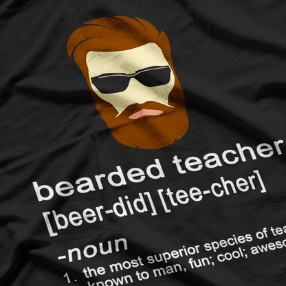Beard Teacher - Funny Facial Hair T-Shirt