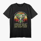 Cool Elephant Smoking - Retro Style T-Shirt